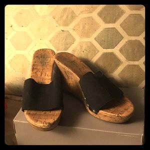 Arizona Black wedges sandal